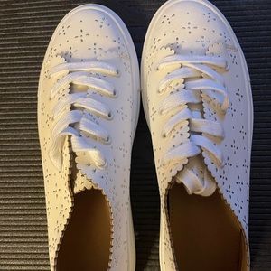White sneakers
